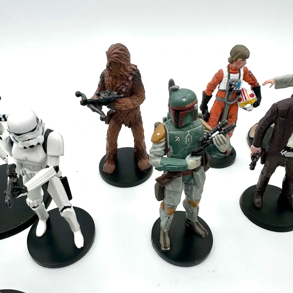 Lot of 20 Star Wars Cake Toppers Figures 4” Disney Store - Picture 8 of 10
